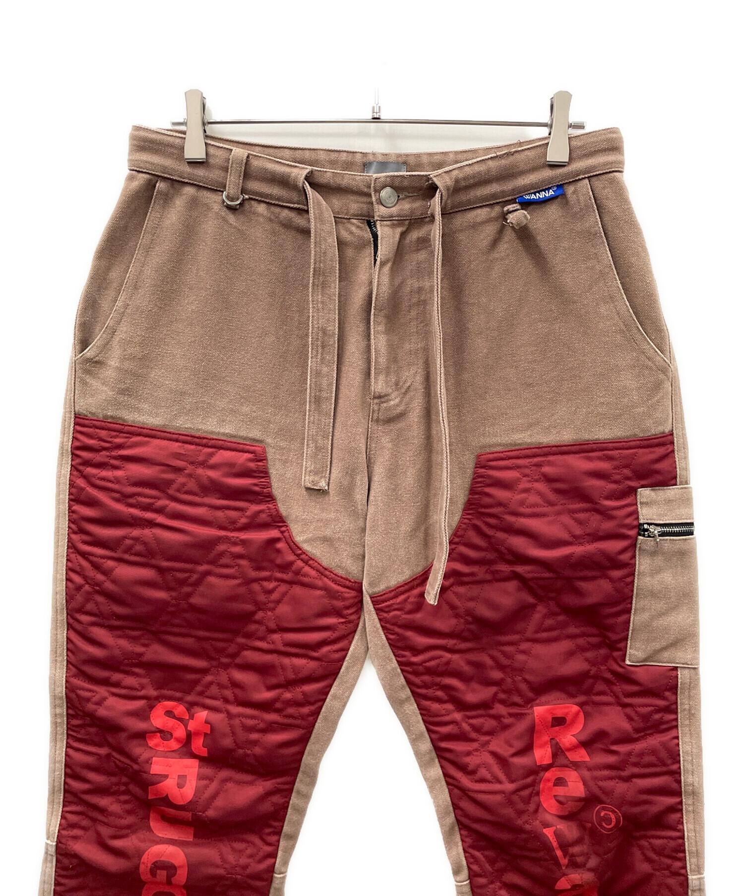 wana出品 中古・古着通販】WANNA (ワナ) ペインターパンツ ライトブラウン