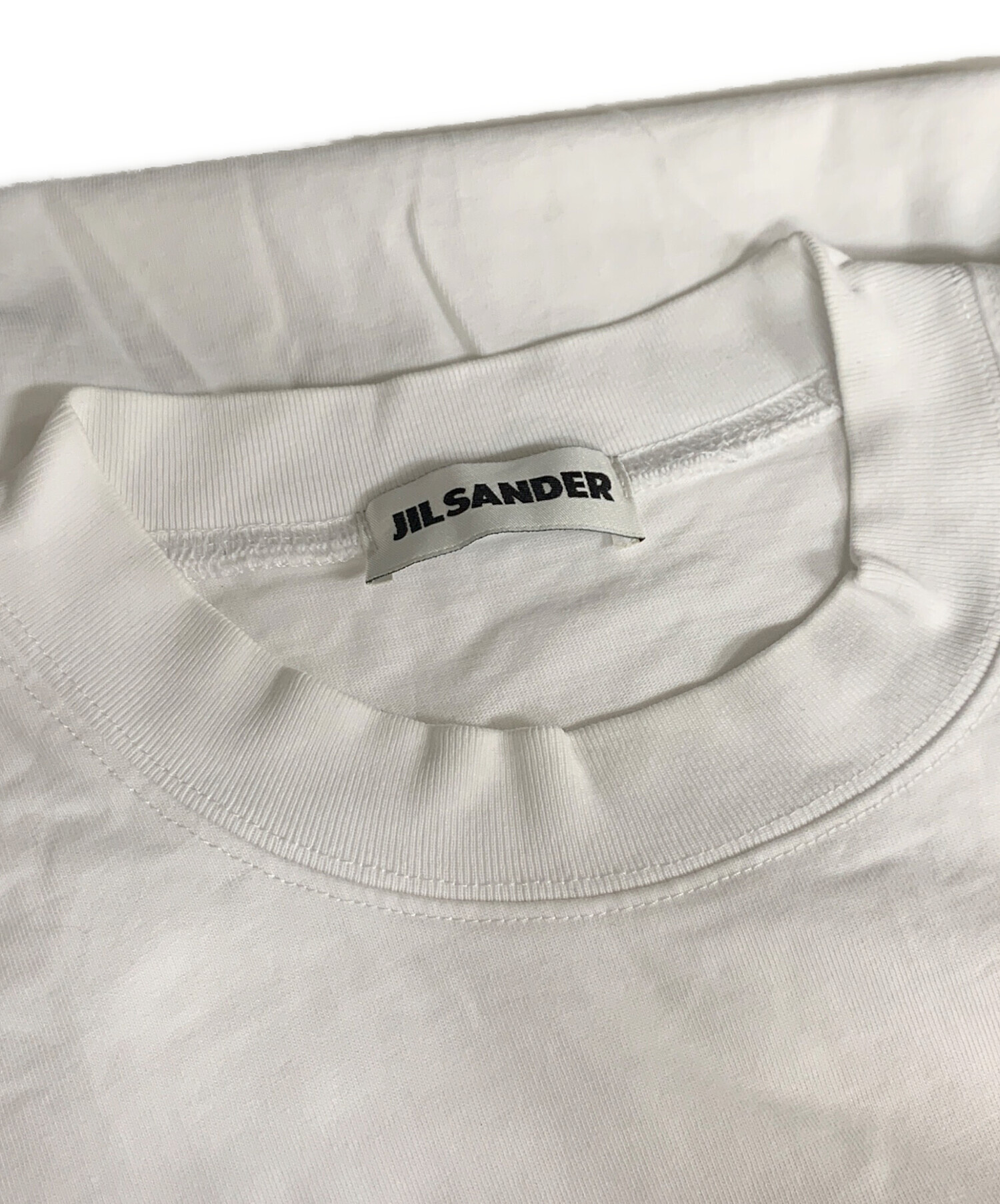 中古・古着通販】JIL SANDER (ジルサンダー) ロゴTシャツ ホワイト