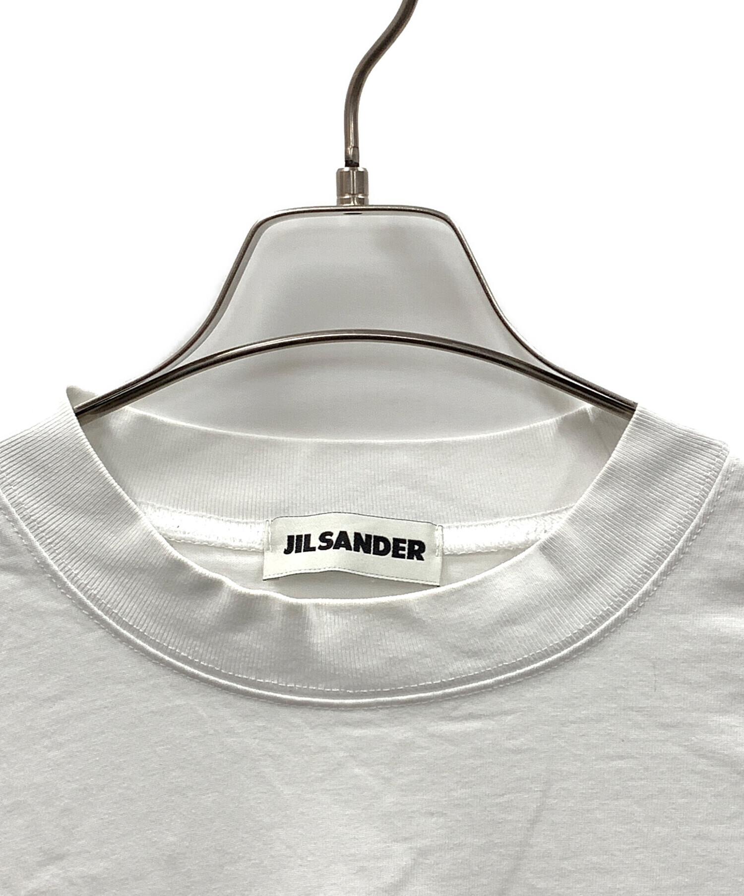 中古・古着通販】JIL SANDER (ジルサンダー) ロゴTシャツ ホワイト