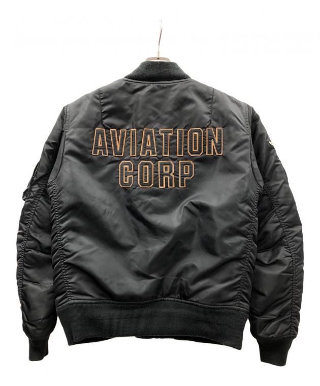 中古・古着通販】AVIREX (アヴィレックス) MA-1ジャケット ブラック