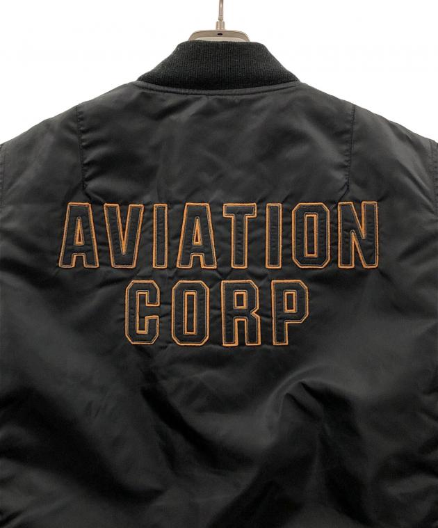 中古・古着通販】AVIREX (アヴィレックス) MA-1ジャケット ブラック