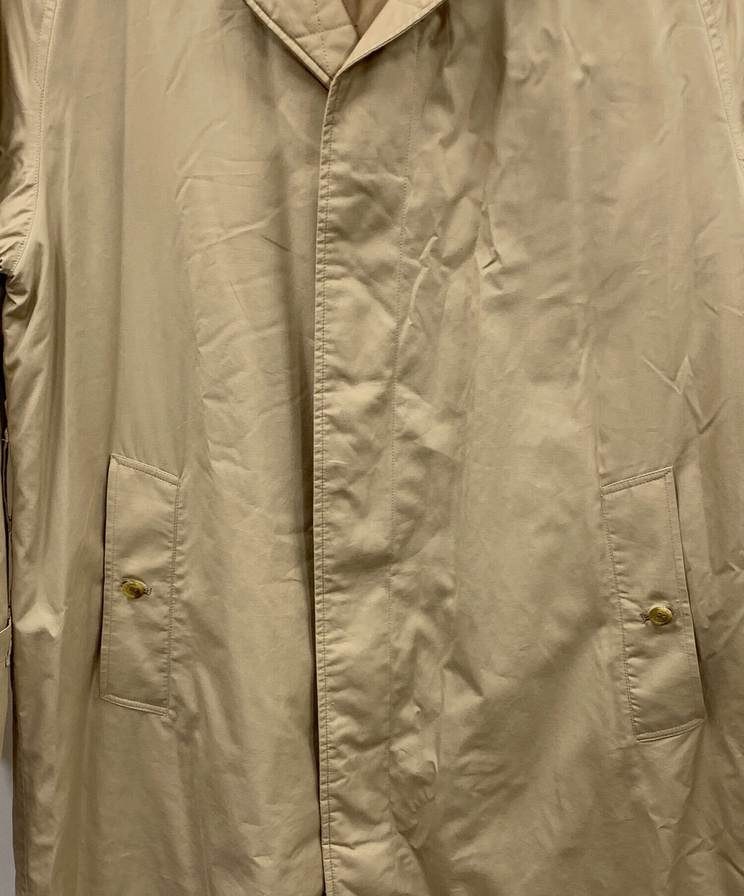 中古・古着通販】BURBERRY (バーバリー) カラーコート ベージュ サイズ