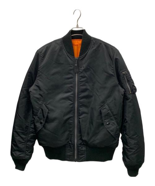 ALPHA INDUSTRIES MA-1 XL ブラック／オレンジ フライト 中古・古着通販】alpha industries (アルファインダストリーズ) MA-1