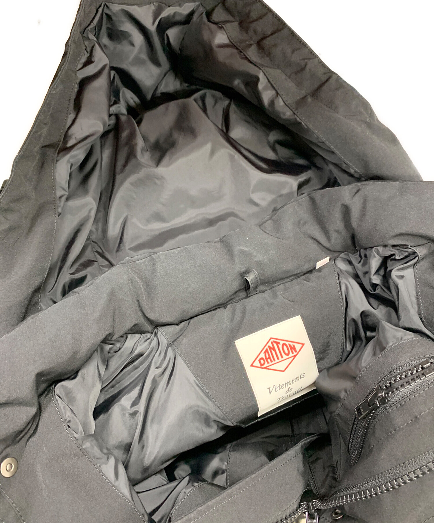 中古・古着通販】DANTON (ダントン) ダウンジャケット ブラック サイズ