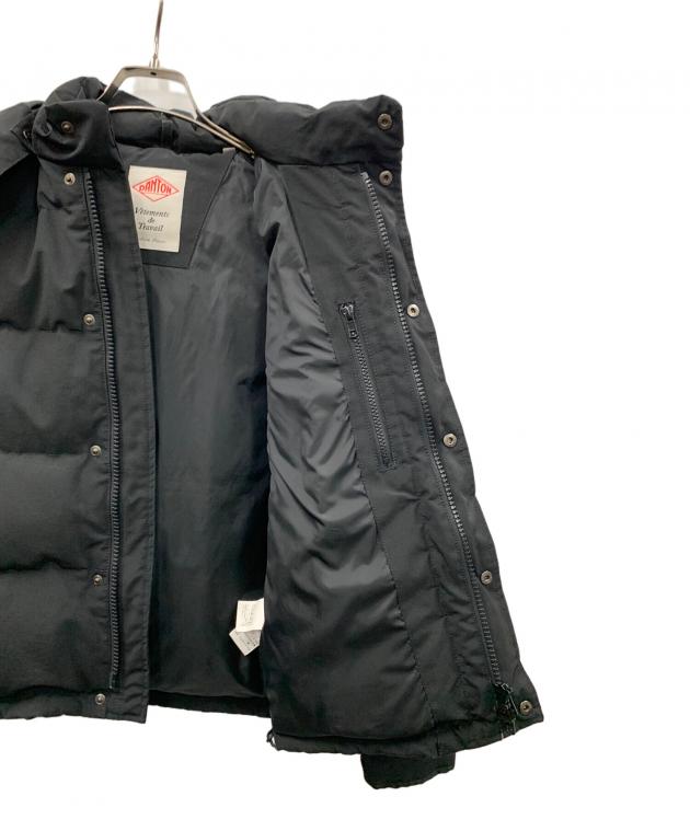 DANTON ダウンジャケット ブラック 36 中古・古着通販】DANTON (ダントン) ダウンジャケット ブラック サイズ