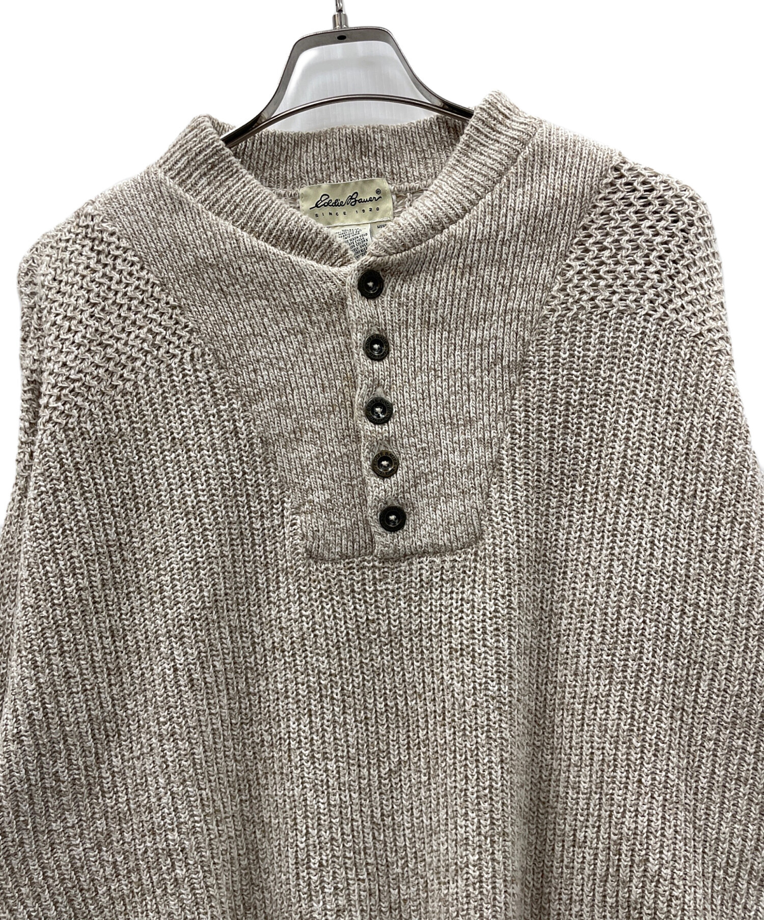 中古・古着通販】Eddie Bauer (エディーバウアー) ニット ヘンリー