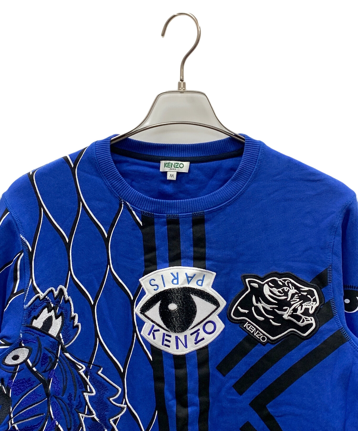 中古・古着通販】KENZO (ケンゾー) スウェット ブルー サイズ:M