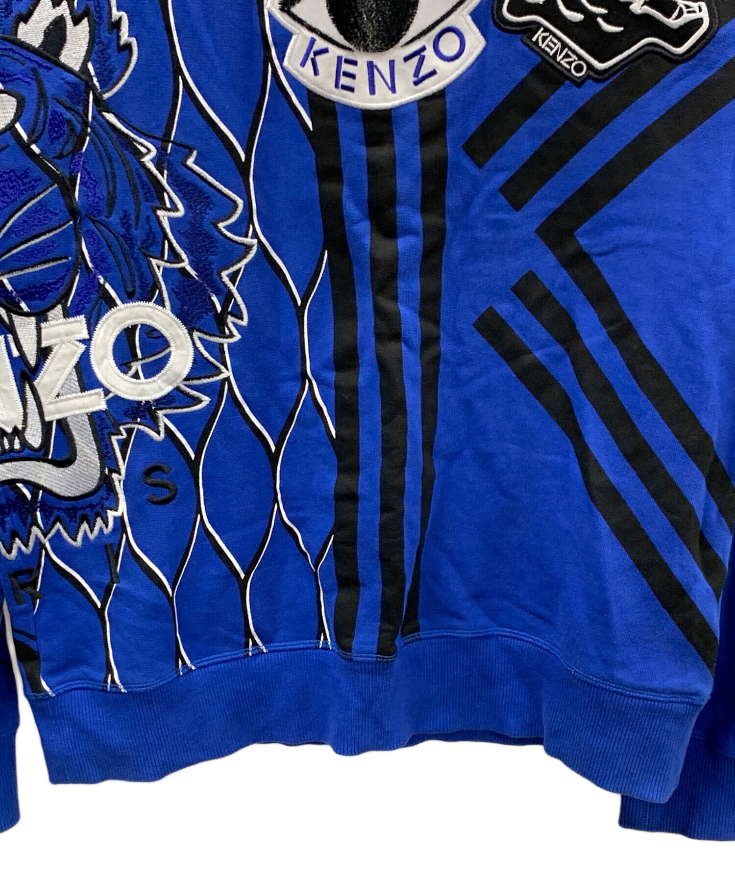 中古・古着通販】KENZO (ケンゾー) スウェット ブルー サイズ:M 