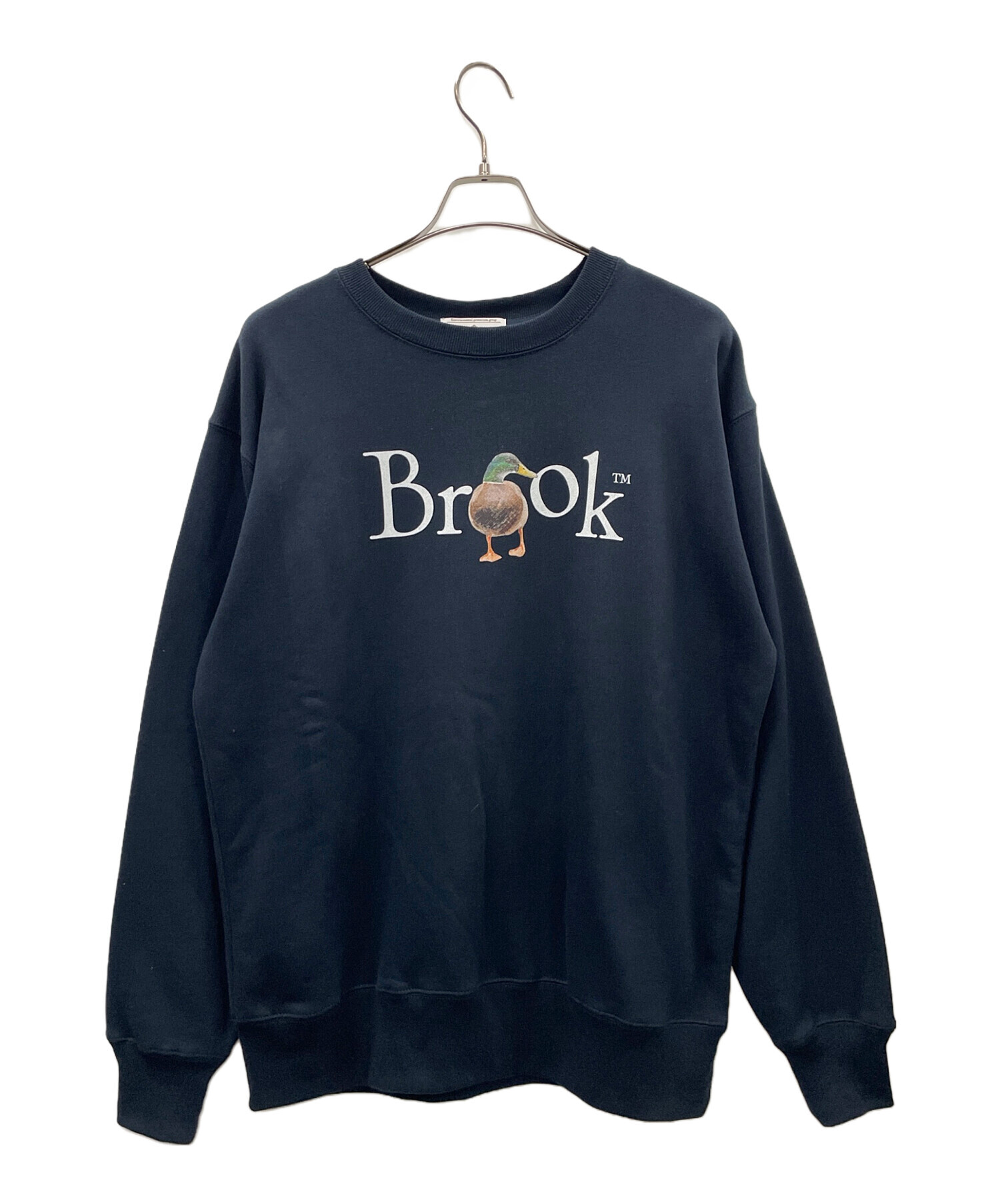 Brook スウェット 中古・古着通販】BROOK (ブルック) スウェット ネイビー サイズ:L