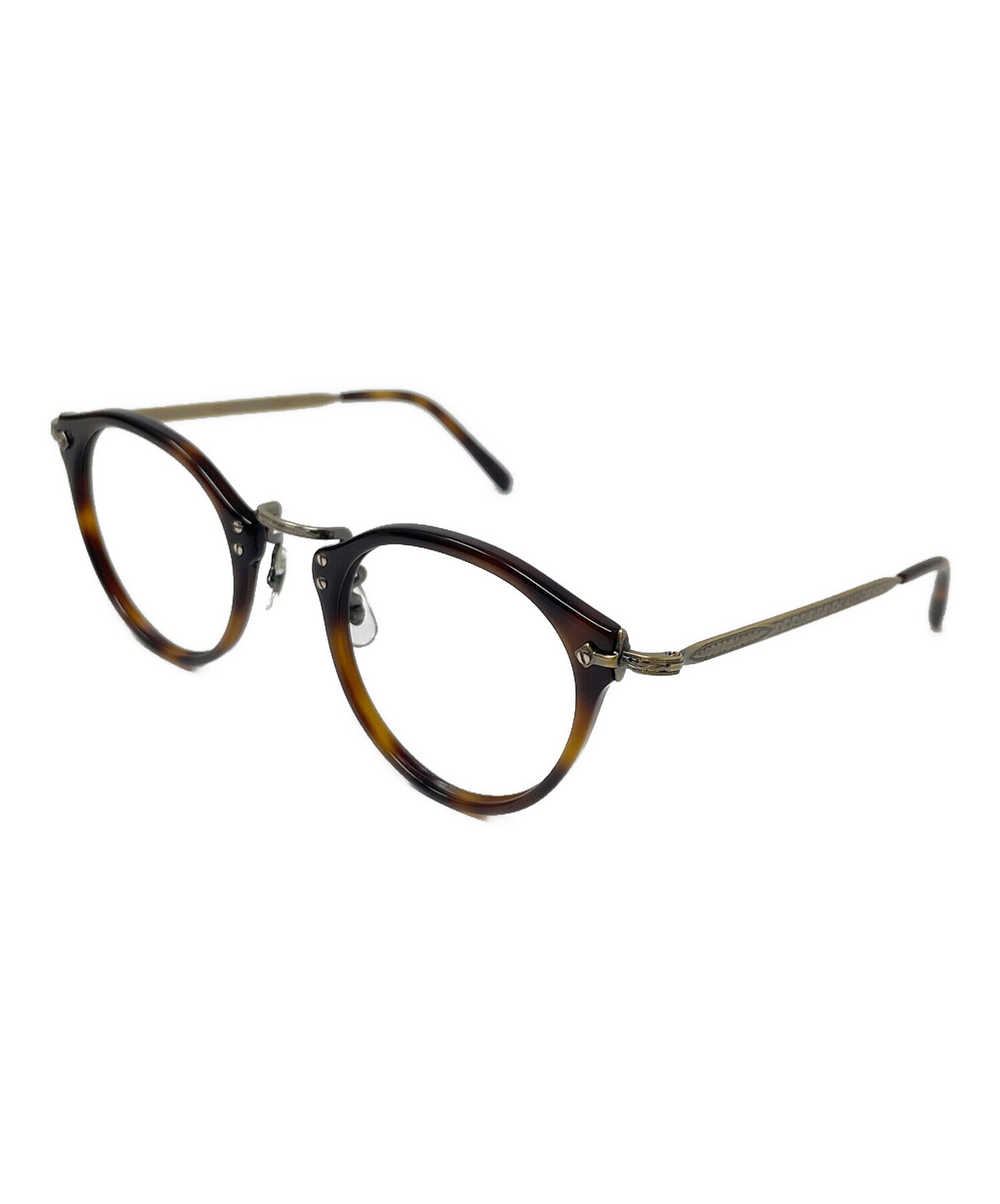 中古・古着通販】OLIVER PEOPLES (オリバーピープルズ) 眼鏡 ブラウン