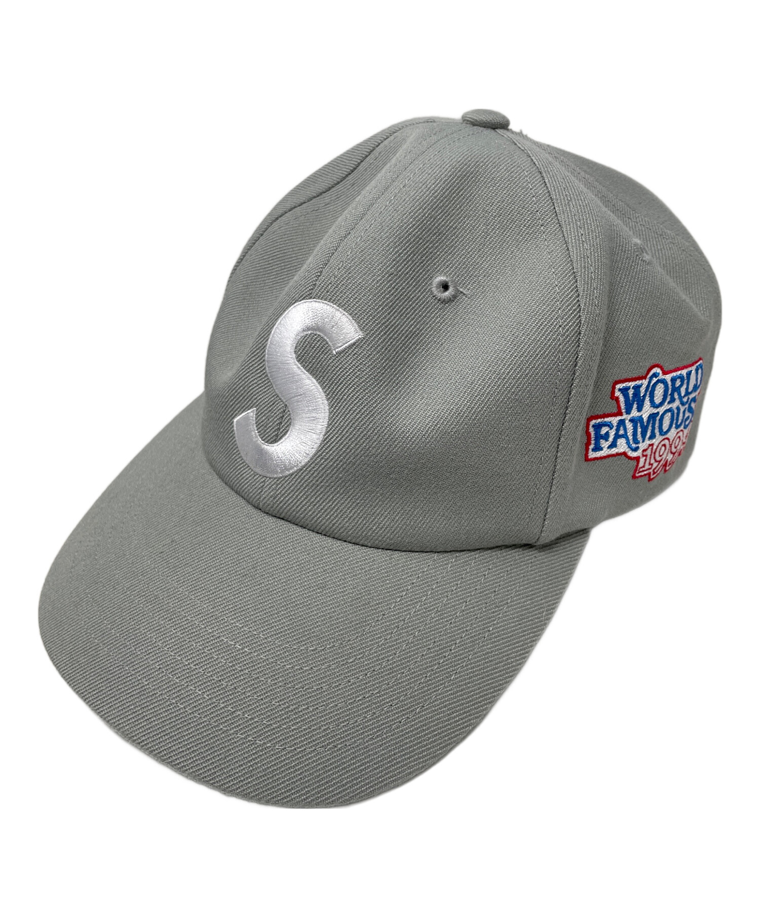 中古・古着通販】SUPREME (シュプリーム) キャップ グレー サイズ:実寸