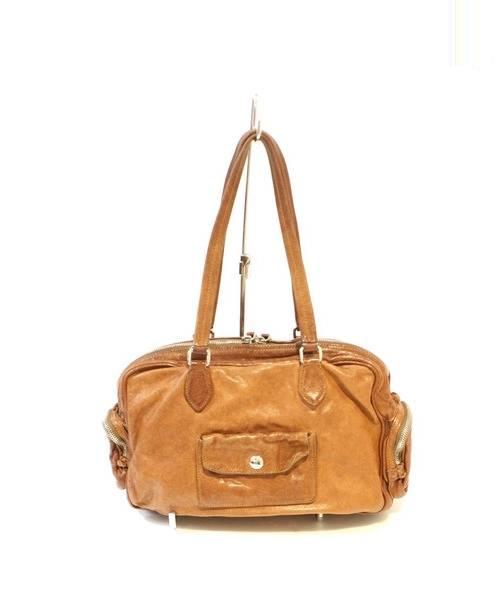 中古・古着通販】PRADA (プラダ) アンティークレザーバッグ