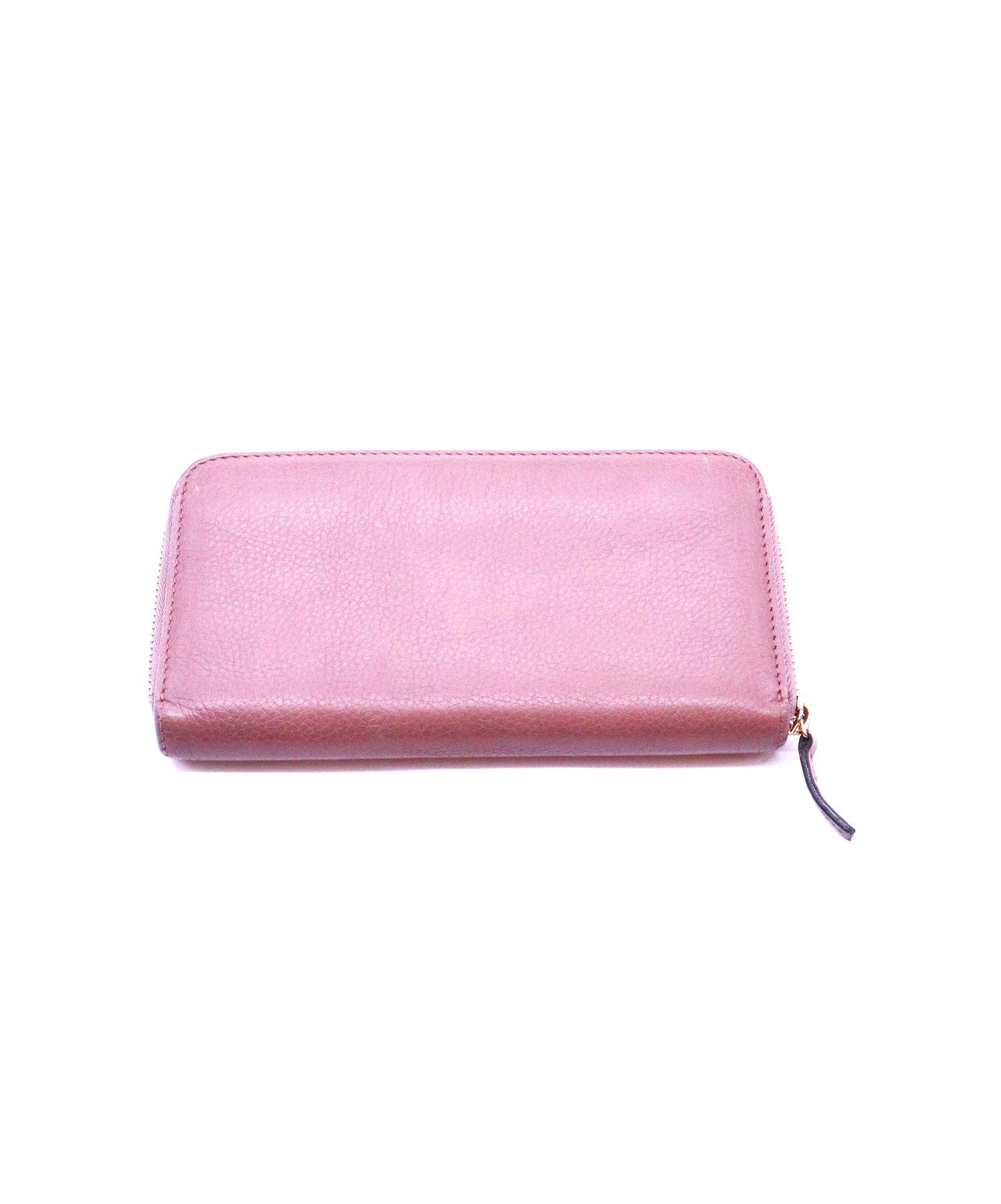中古・古着通販】GUCCI (グッチ) ラウンドファスナー長財布 ベージュ