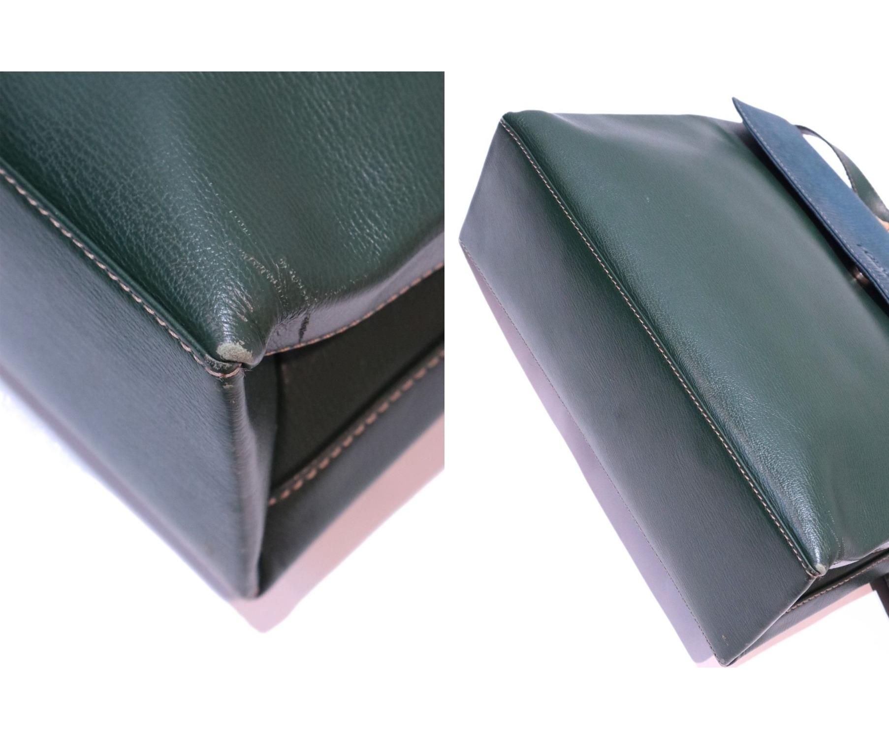 中古・古着通販】LOEWE (ロエベ) ショルダーバッグ ブルー×グリーン