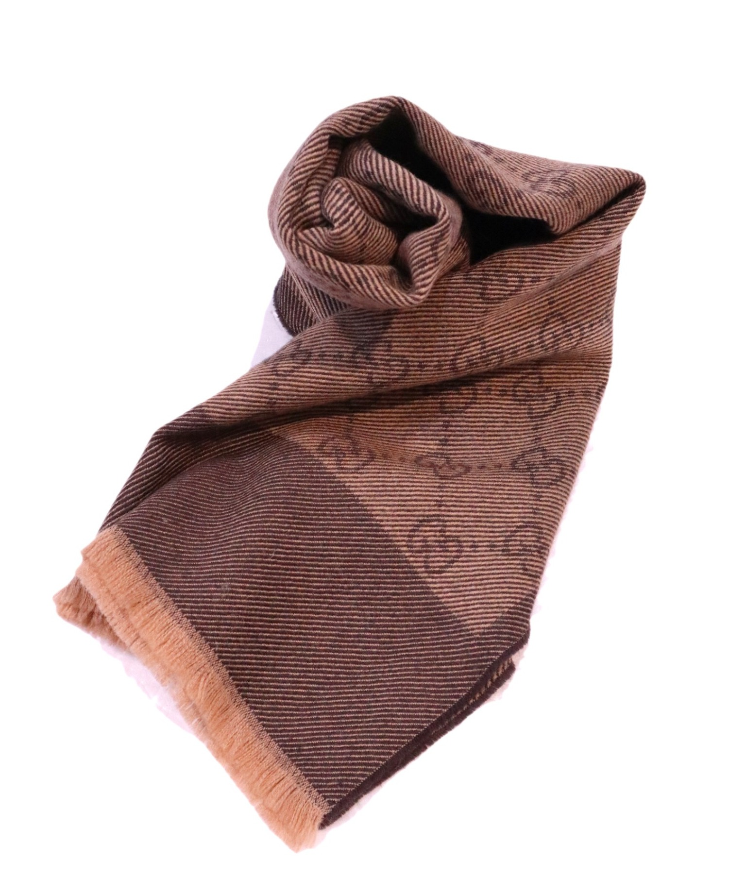 中古・古着通販】GUCCI (グッチ) マフラー ブラウン｜ブランド・古着