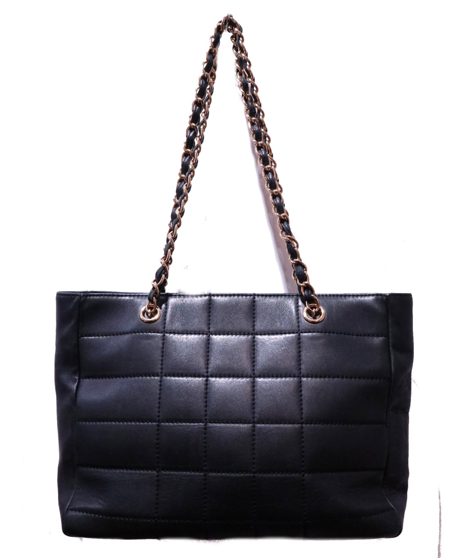 中古・古着通販】CHANEL (シャネル) ココマークチェーントートバッグ 
