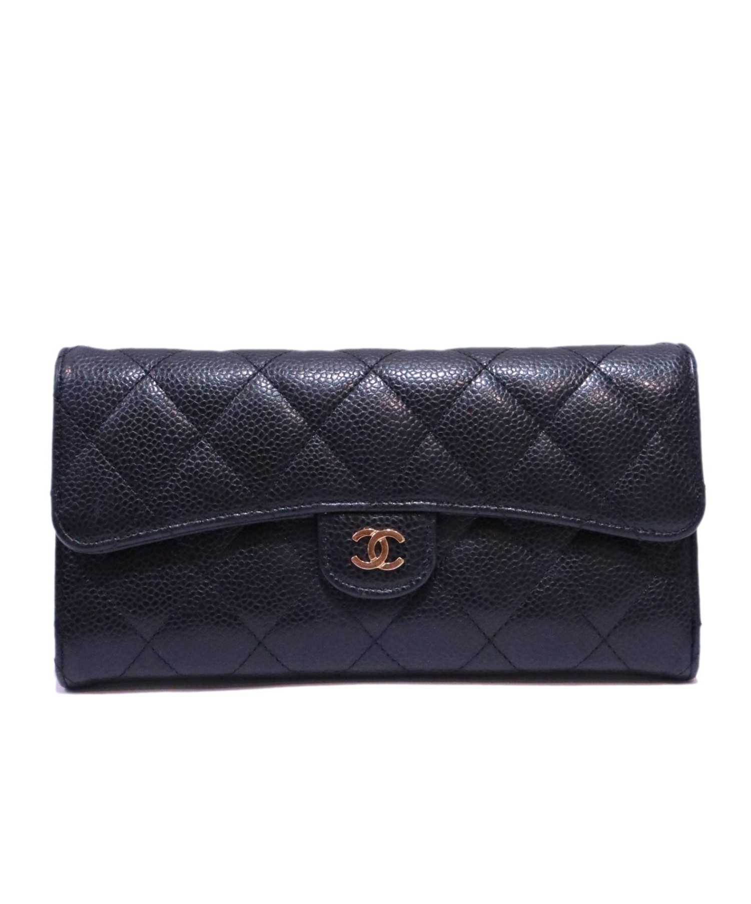 中古・古着通販】CHANEL (シャネル) CHANEL L-GUSSET FLAP WALLET 