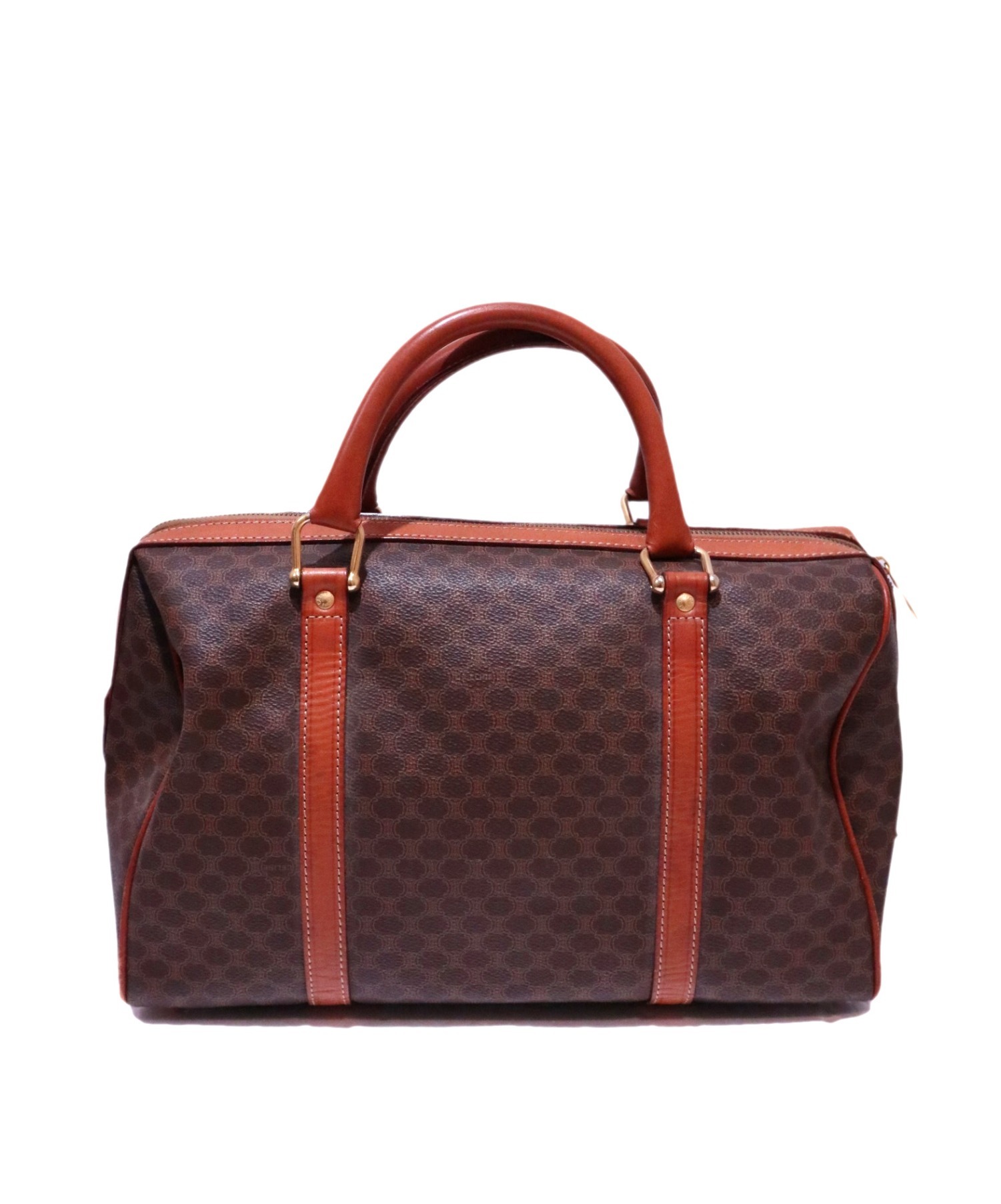 中古・古着通販】CELINE (セリーヌ) ボストンバッグ ブラウン マカダム