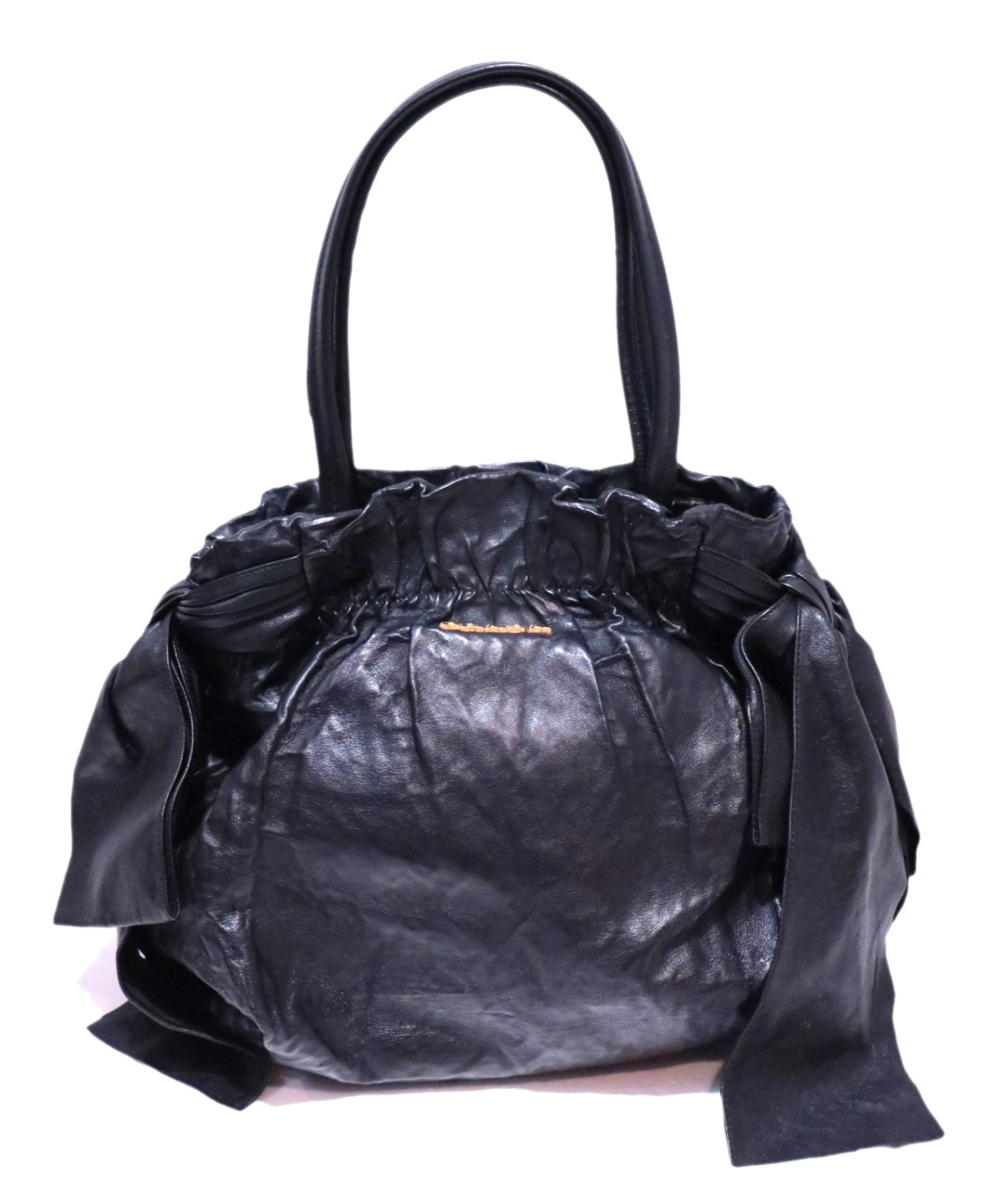 中古・古着通販】PRADA (プラダ) 2WAYサイドリボンショルダーバッグ 