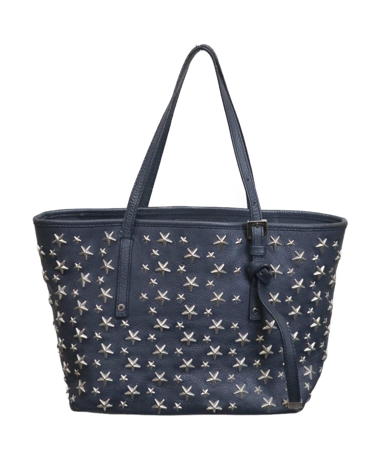 中古・古着通販】JIMMY CHOO (ジミーチュウ) トートバッグ ネイビー