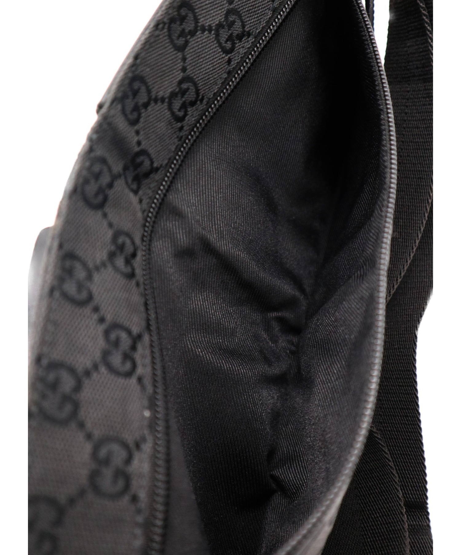 中古・古着通販】GUCCI (グッチ) GG柄ウエストバッグ ブラック 28566