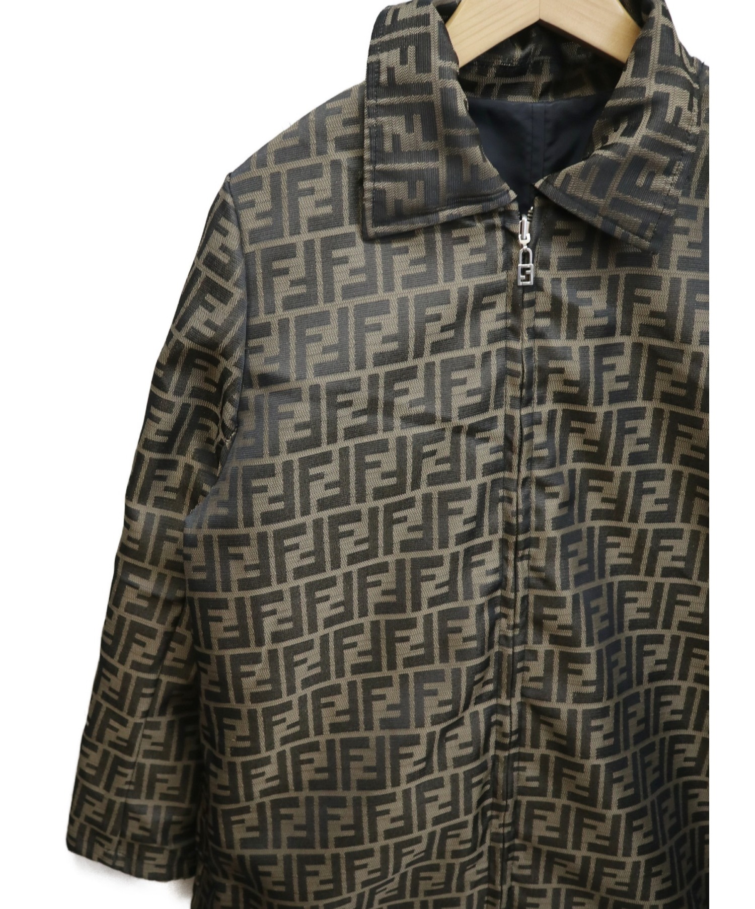 中古・古着通販】FENDI (フェンディ) ズッカ柄リバーシブルジップ