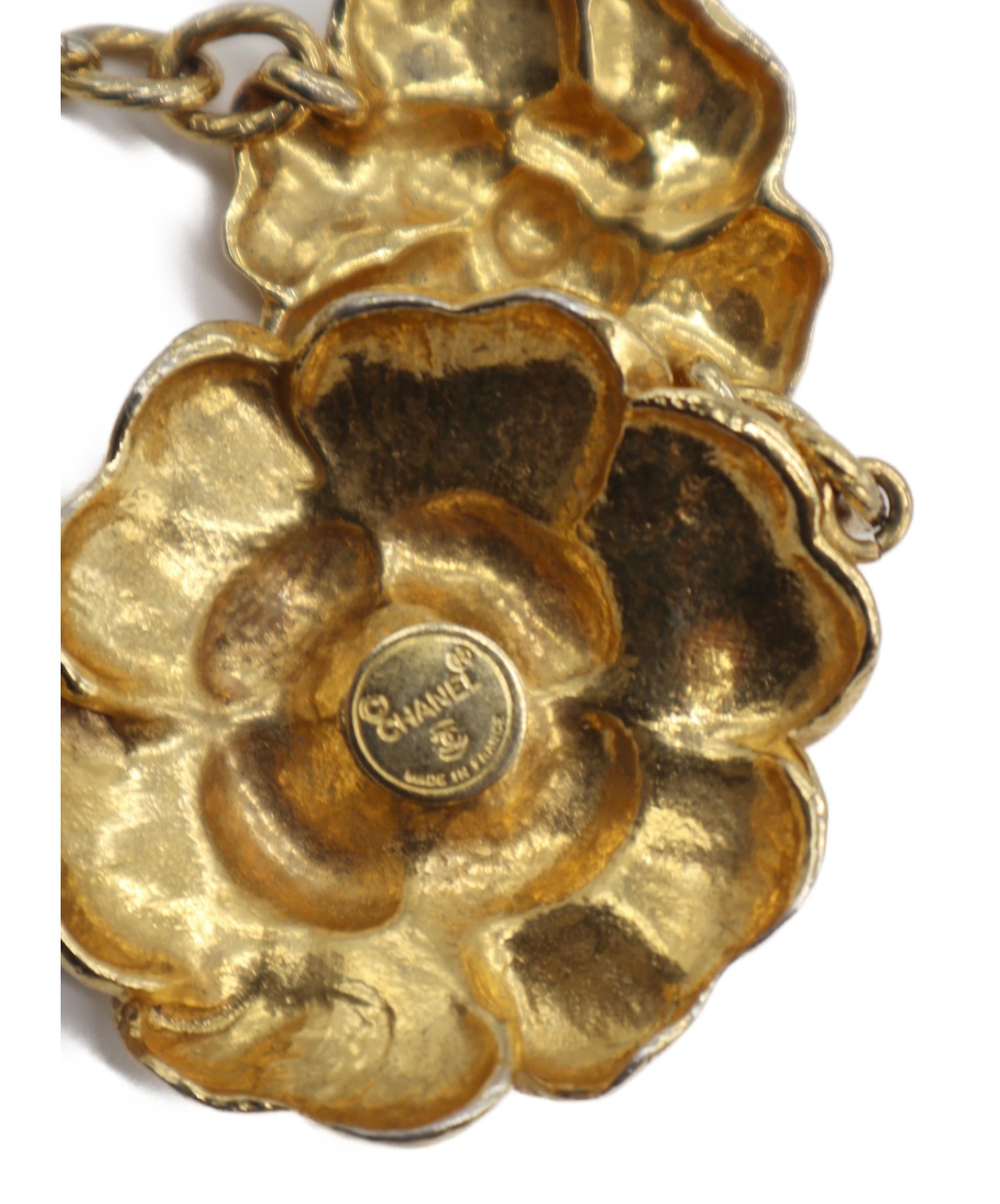 中古・古着通販】CHANEL (シャネル) [OLD]ヴィンテージカメリア3連