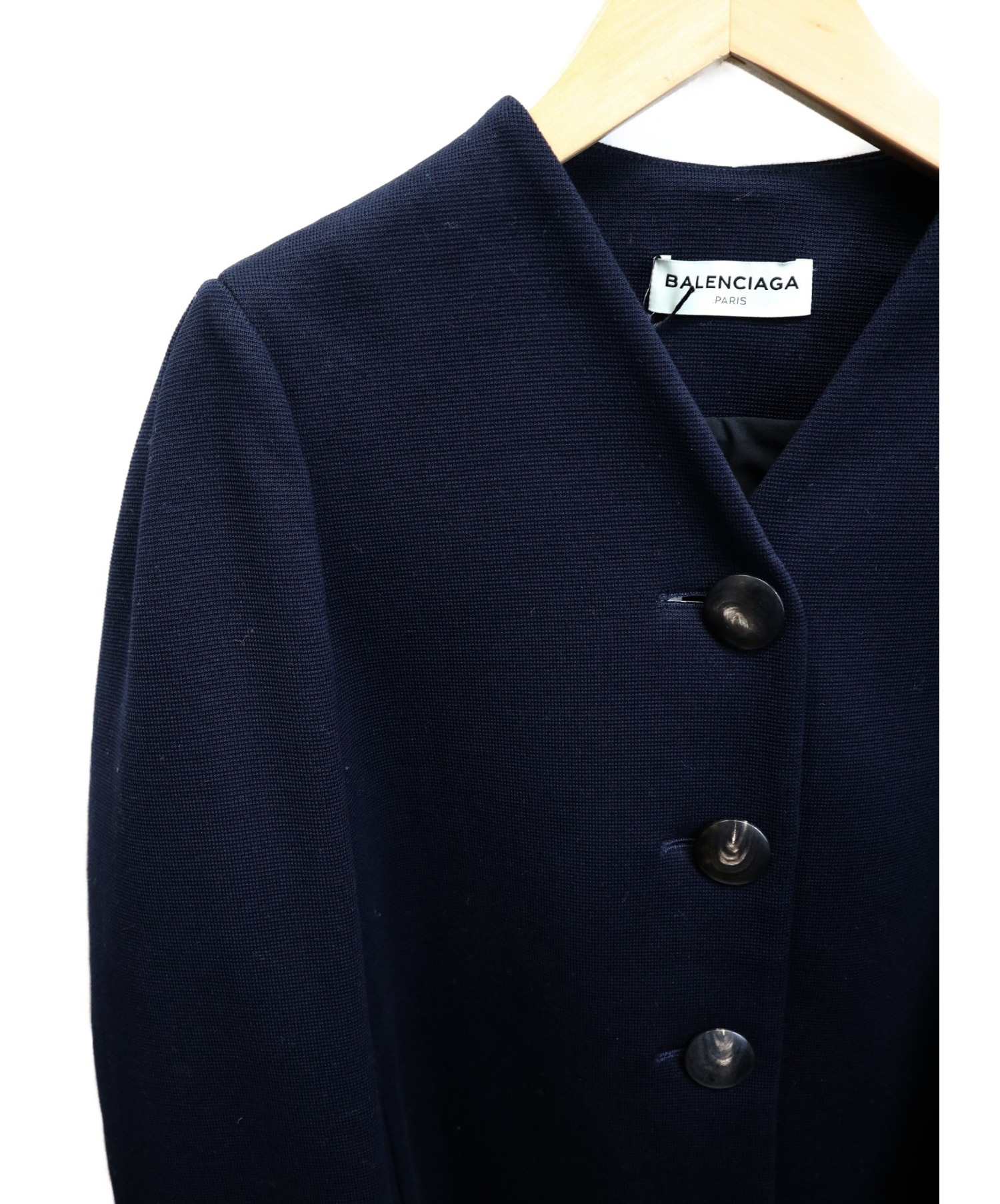中古・古着通販】BALENCIAGA (バレンシアガ) ノーカラージャケット