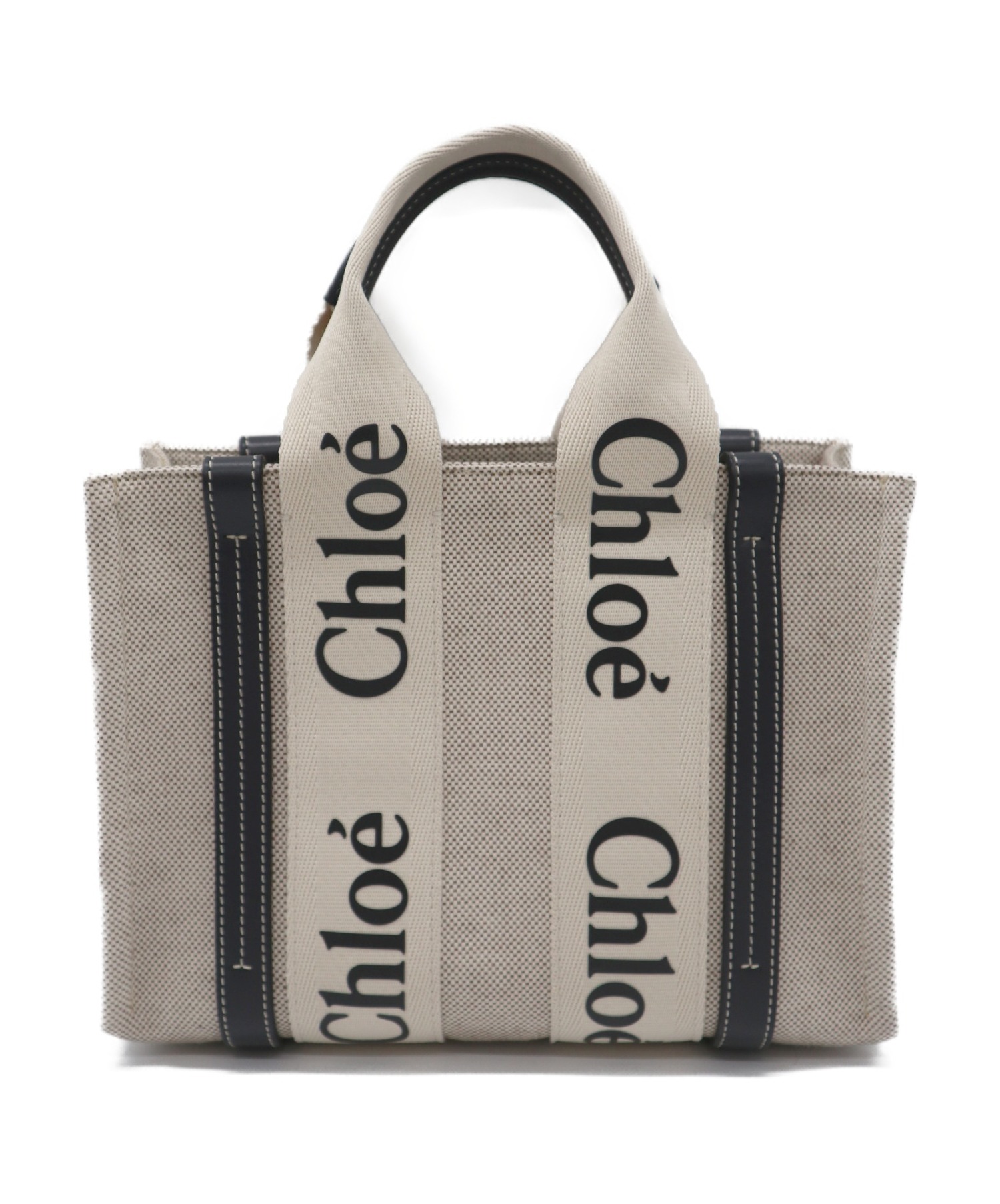 中古・古着通販】Chloe (クロエ) ウッディスモールトートバッグ グレー 