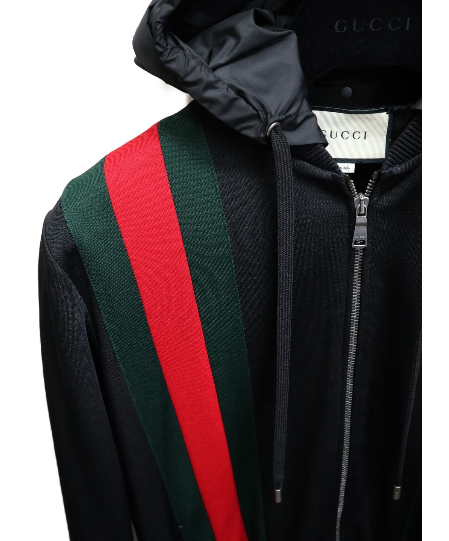 中古・古着通販】GUCCI (グッチ) テクニカルジャージーパーカー 