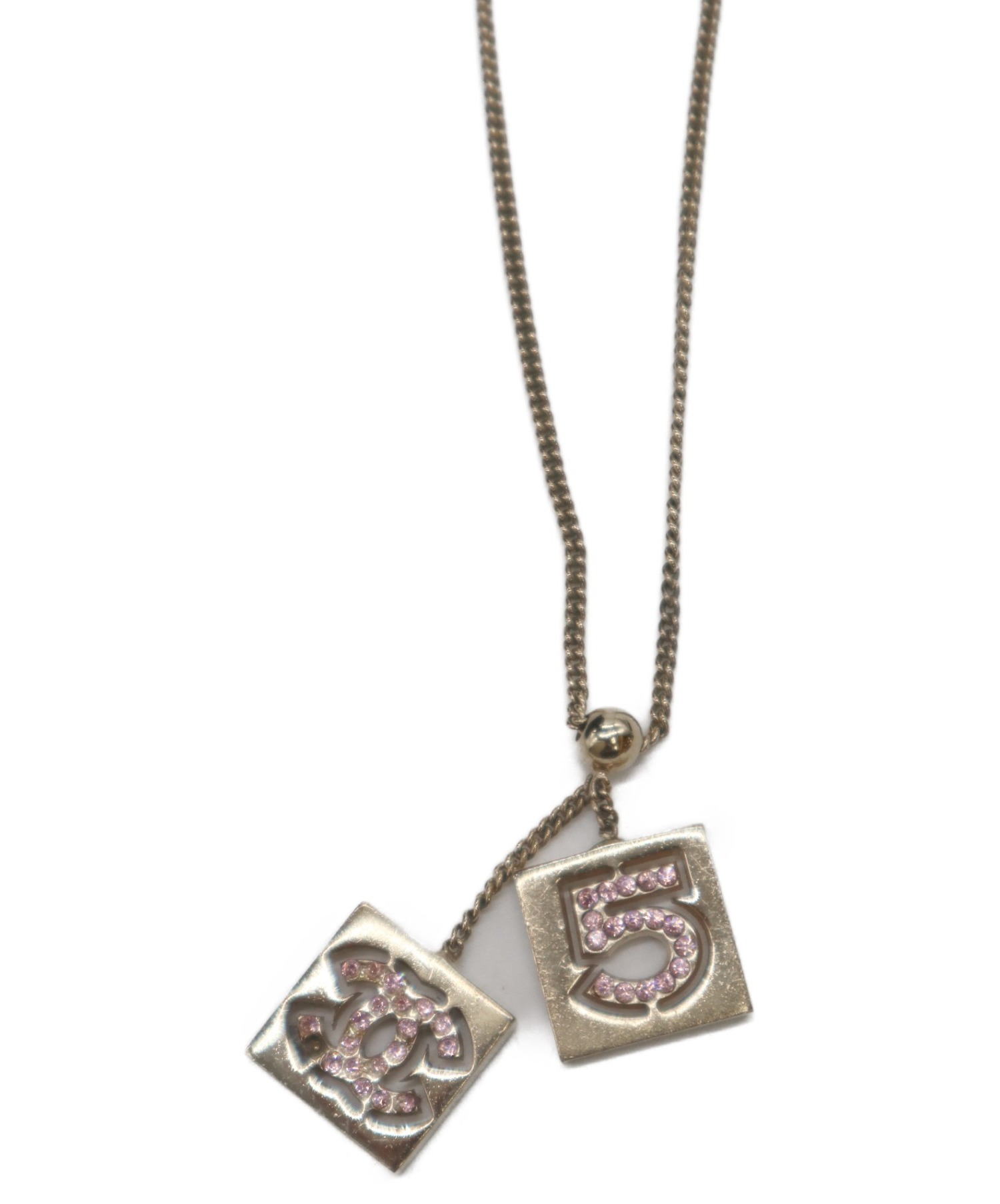 中古・古着通販】CHANEL (シャネル) NO.5 ココマーク ラインストーン 