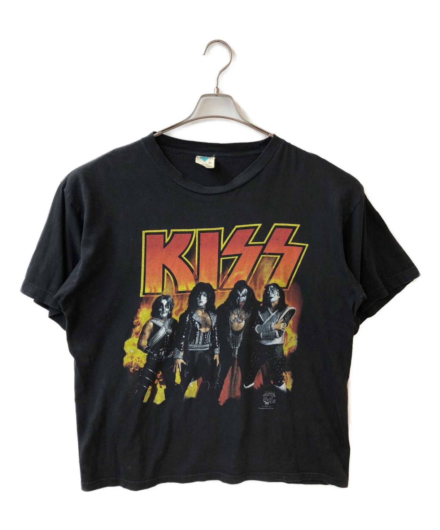 中古・古着通販】KISS (キス) 90s ALIVE WORLD WIDE T SHIRT ブラック 