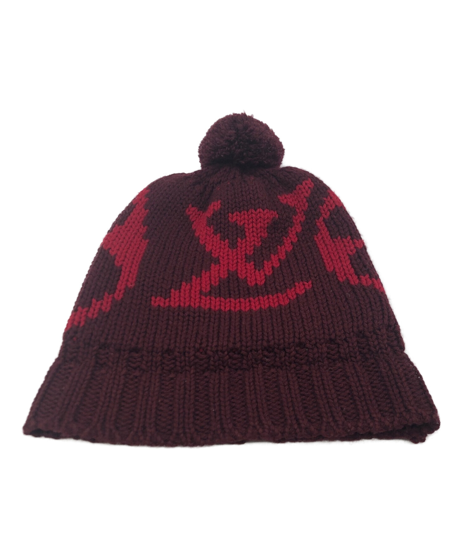 中古・古着通販】LOUIS VUITTON (ルイ ヴィトン) モノグラムニット帽