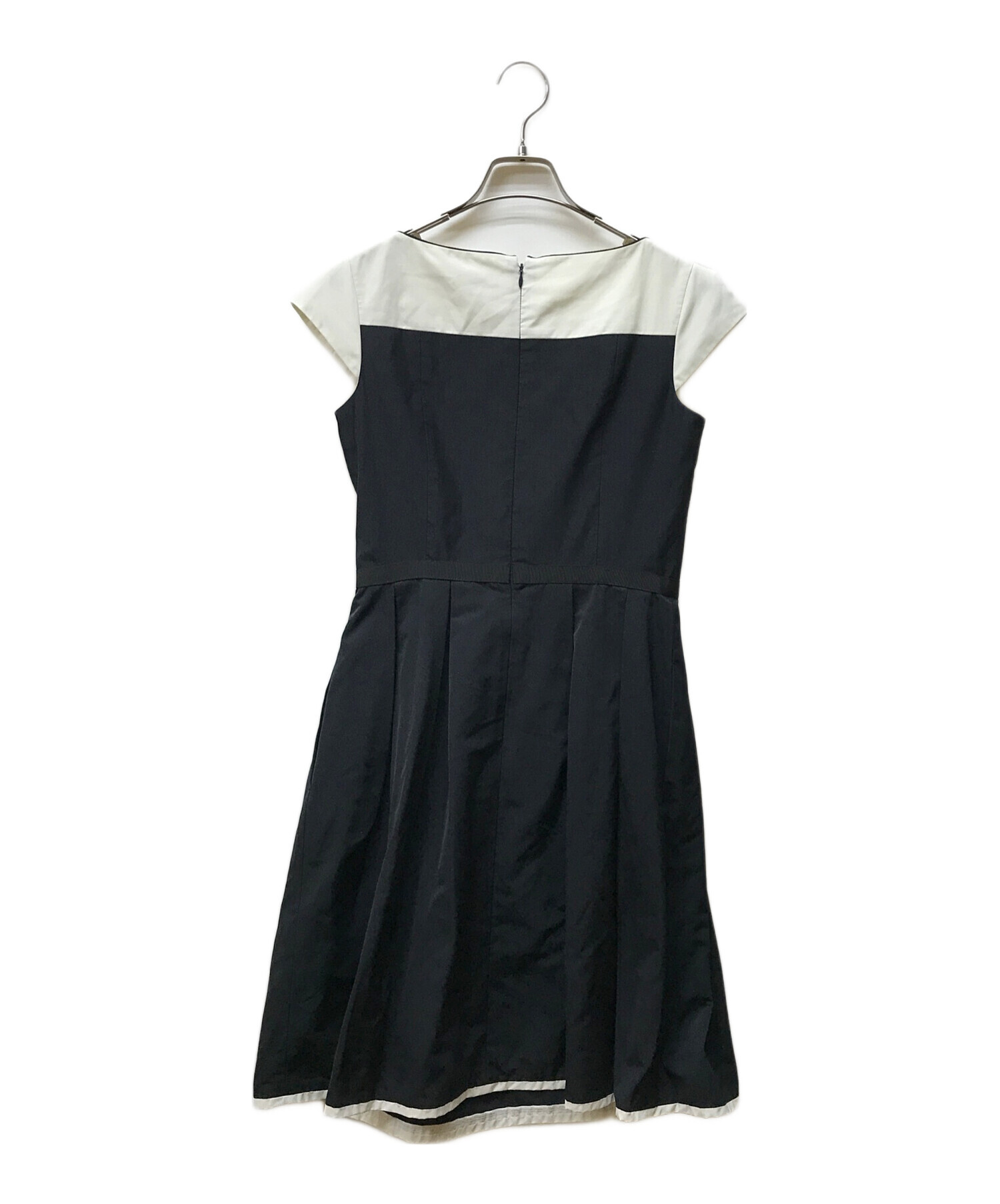中古・古着通販】TOCCA (トッカ) ブラウスワンピース ネイビー サイズ 