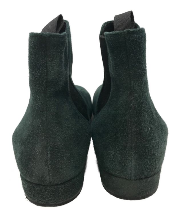 替えヒモ有✨ PRADA スエード ショートブーツ 35 1/2 ブラック 無地 黒替えヒモ有】PRADA スエード ショートブーツ 35 ブラック 無地