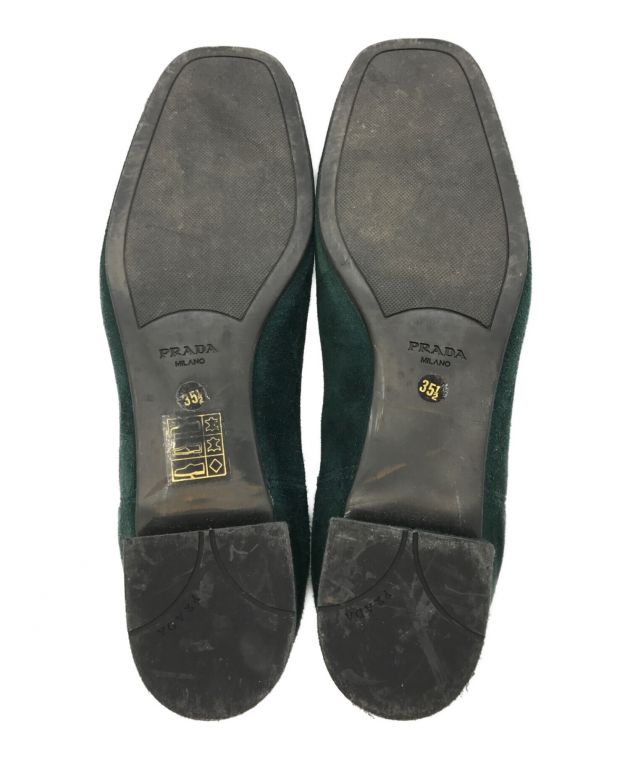 中古・古着通販】PRADA (プラダ) スウェードサイドゴアショートブーツ