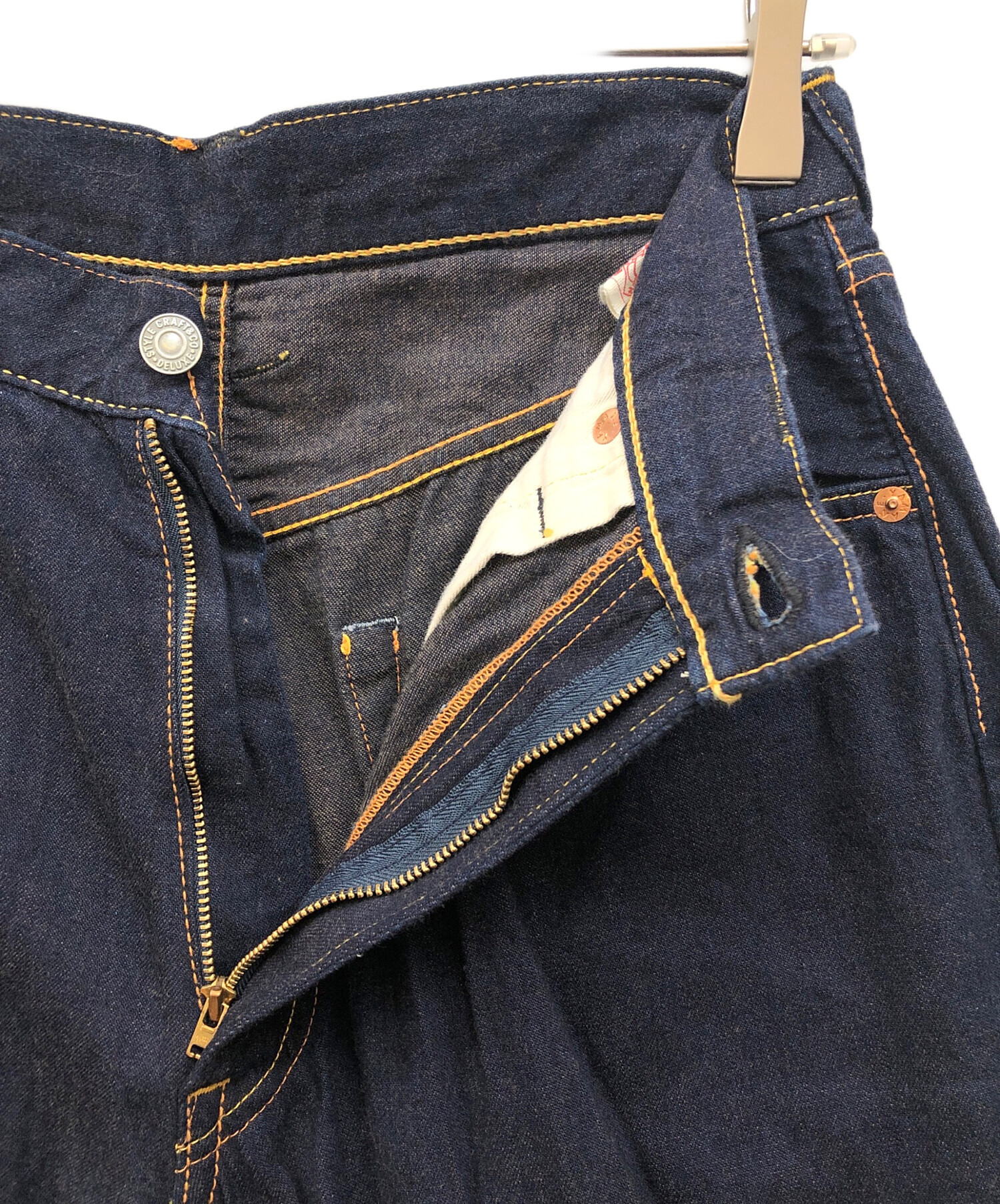 中古・古着通販】EVISU (エビス) 7001デニムハーフパンツ インディゴ