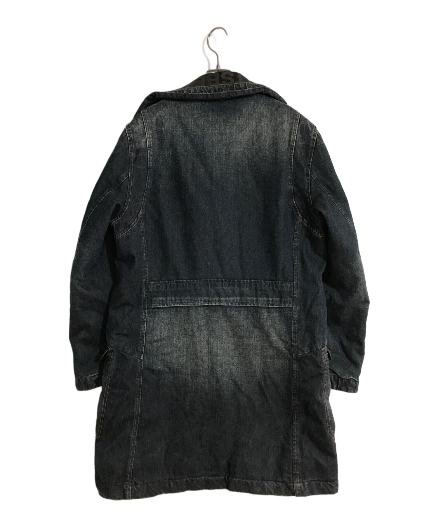 中古・古着通販】DIESEL (ディーゼル) レザートリム ツインジップ