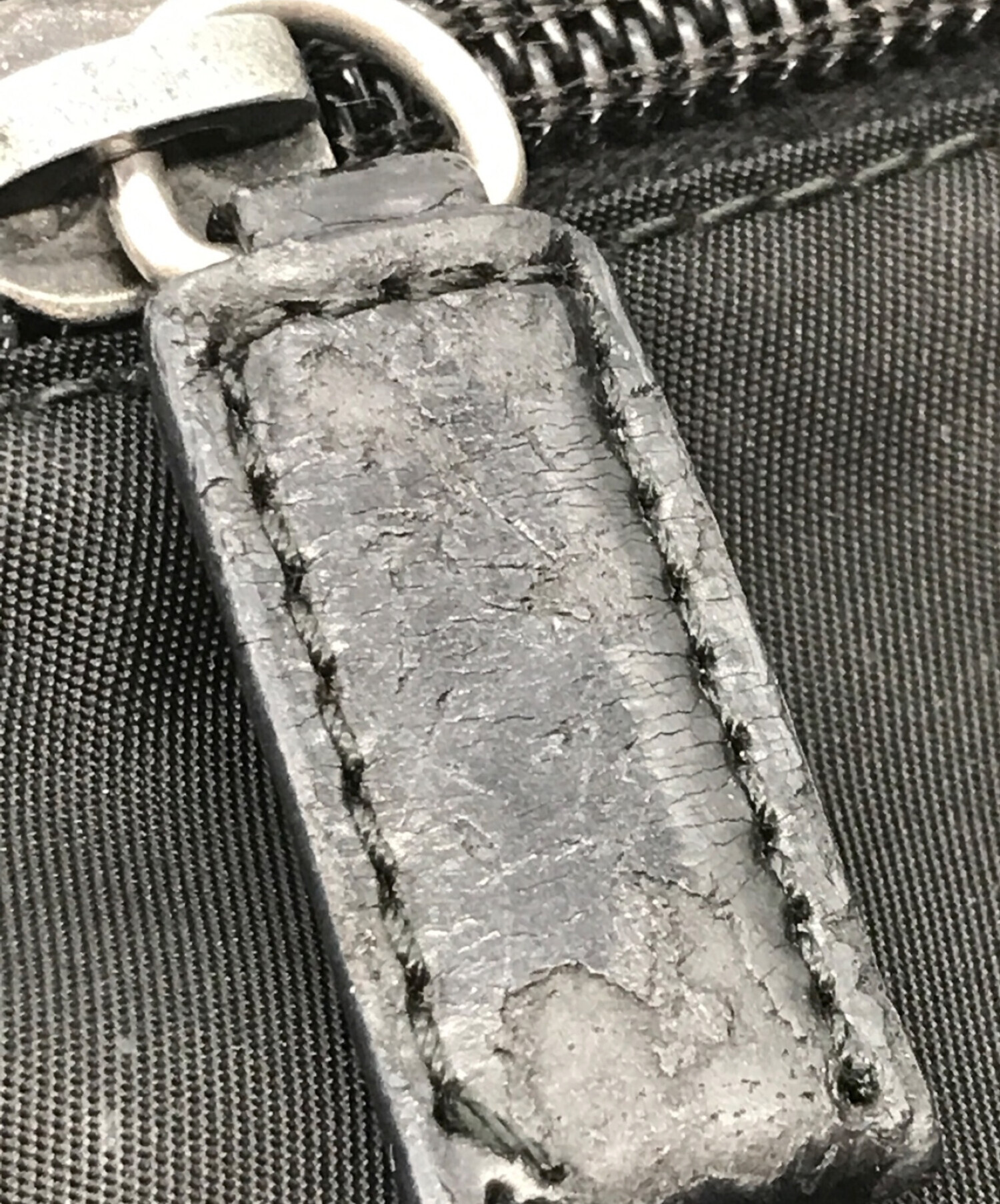 中古・古着通販】PRADA (プラダ) ナイロンショルダーバッグ ブラック