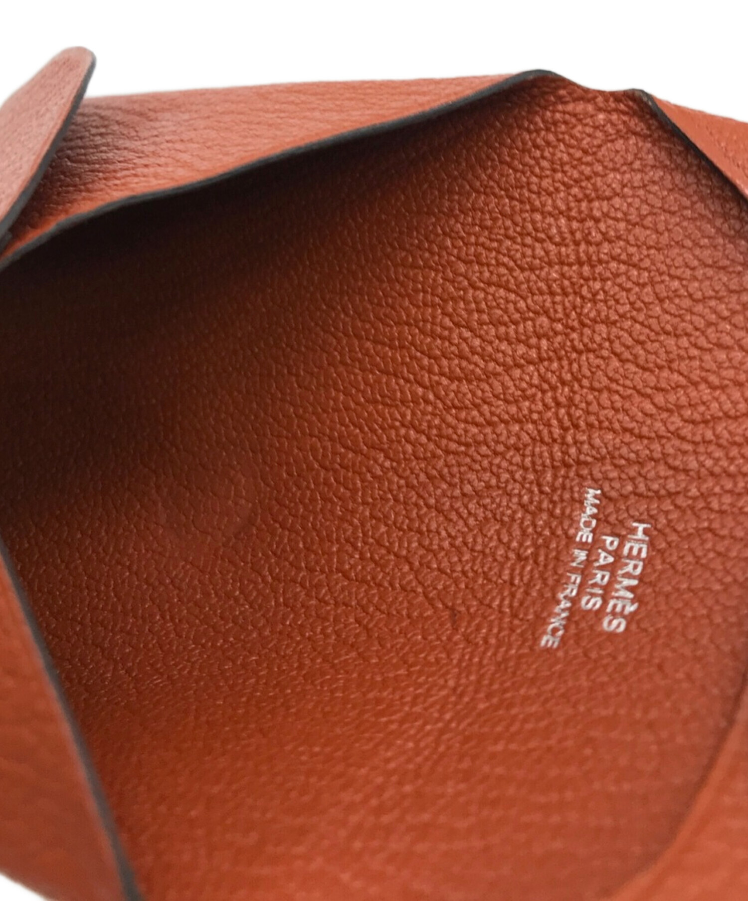 中古・古着通販】HERMES (エルメス) バスティア コインケース オレンジ