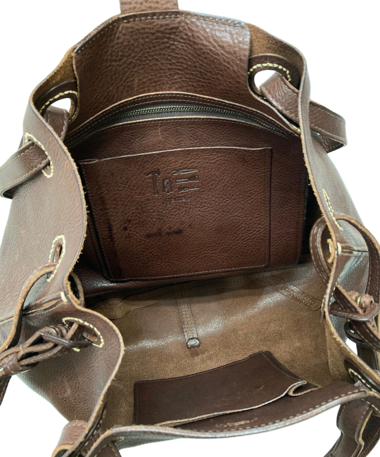 希少】genten アルテ 2wayバッグ Lサイズ 希少】genten アルテ 2way