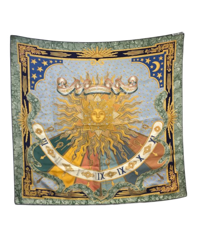 HERMES エルメス CARPE DIEM 今日一日を楽しむ ベスト 50 中古・古着通販】HERMES (エルメス) カレ90 CARPE DIEM(今日一日を