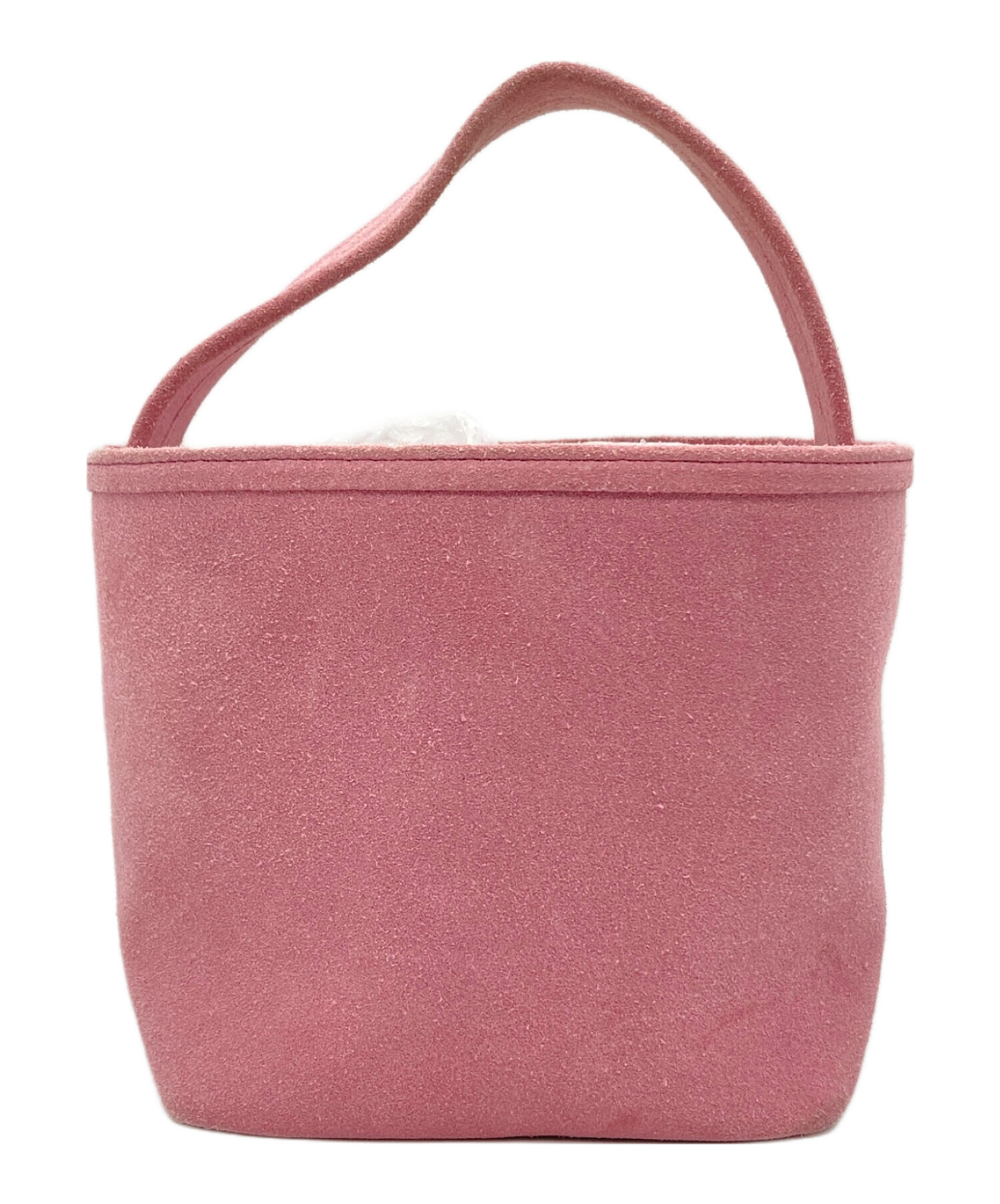 ch!iiibag ピンク スエード トートバッグ 中古・古着通販】CHIIII (チー) スエードバスケットバッグ