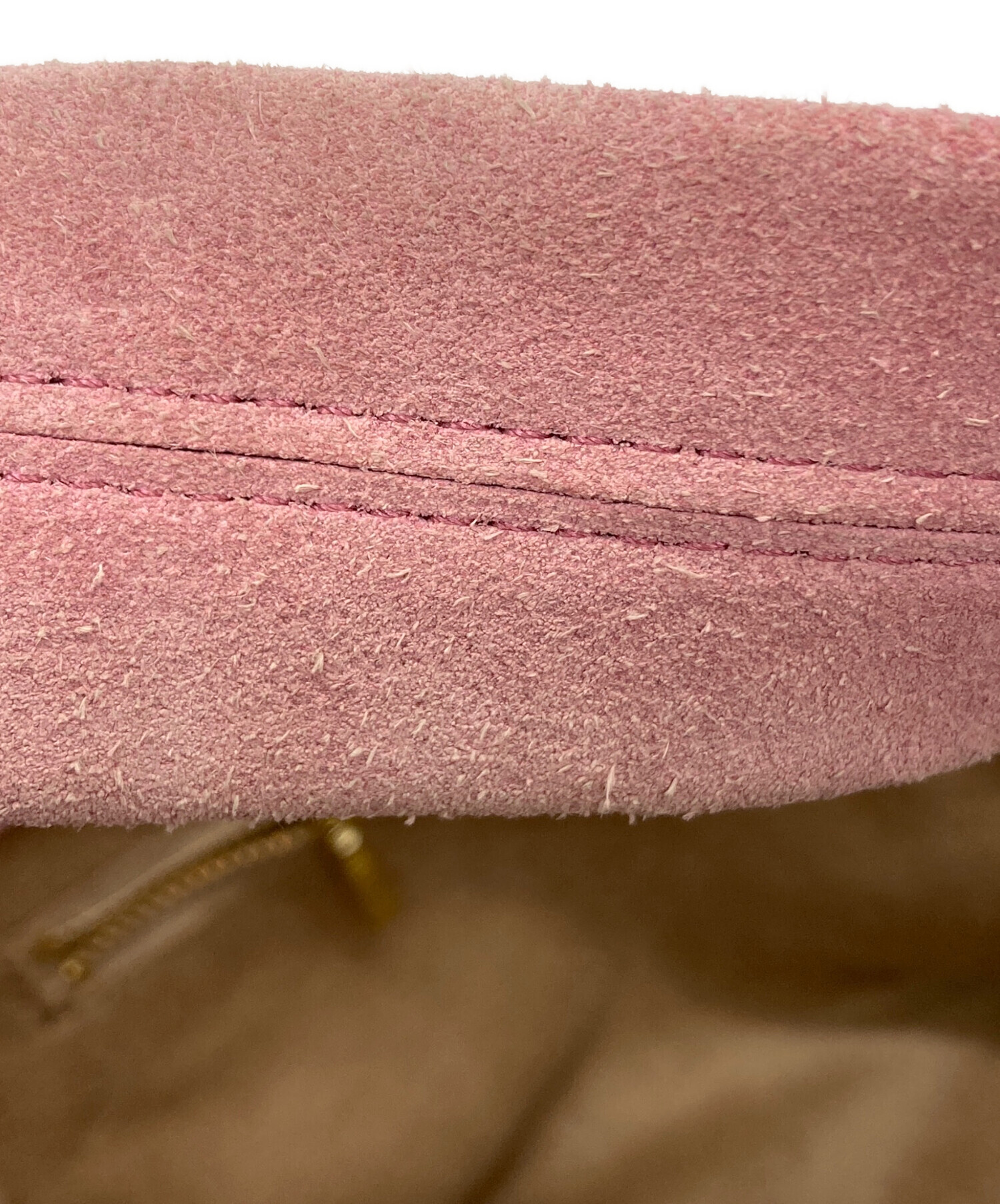 ch!iiibag ピンク スエード トートバッグ 中古・古着通販】CHIIII (チー) スエードバスケットバッグ