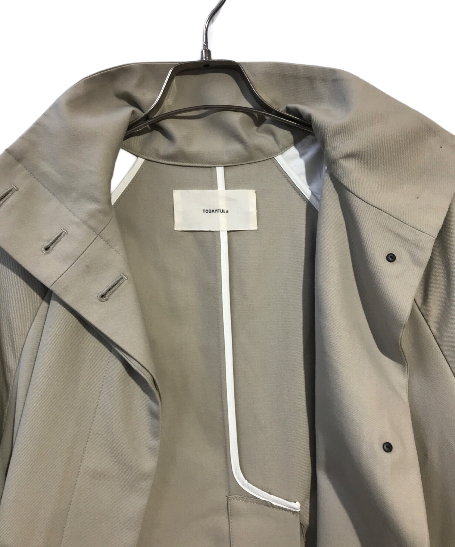 TODAYFUL standcollar trench coat 38サイズ Standcollar Trench Coat/TODAYFUL12220002 - Select Shop Loozel
