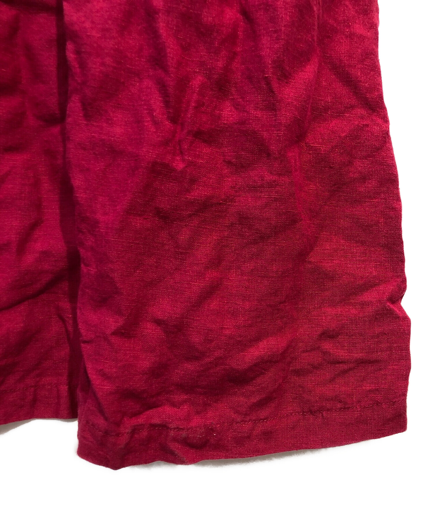 nest Robe　ネストローブ　リネン2wayワンピース ブラウン　フリー 予約販売 >>限定カラー リネンパフスリーブ2wayワンピース