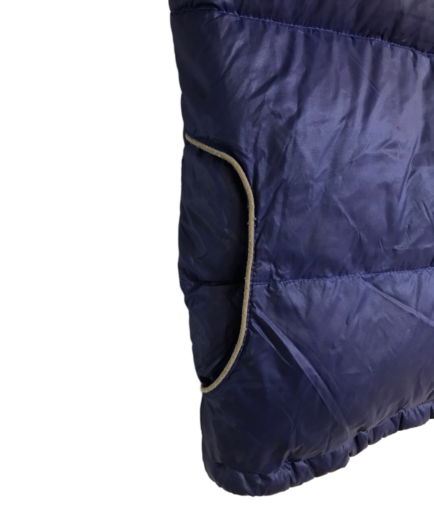 中古・古着通販】stussy (ステューシー) ダウンベスト ブルー サイズ:L