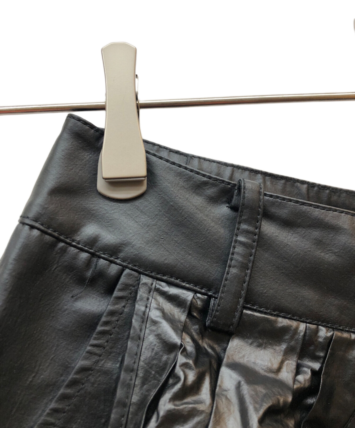 中古・古着通販】Nutemperor (ナットエンペラー) PU LEATHER WIDE