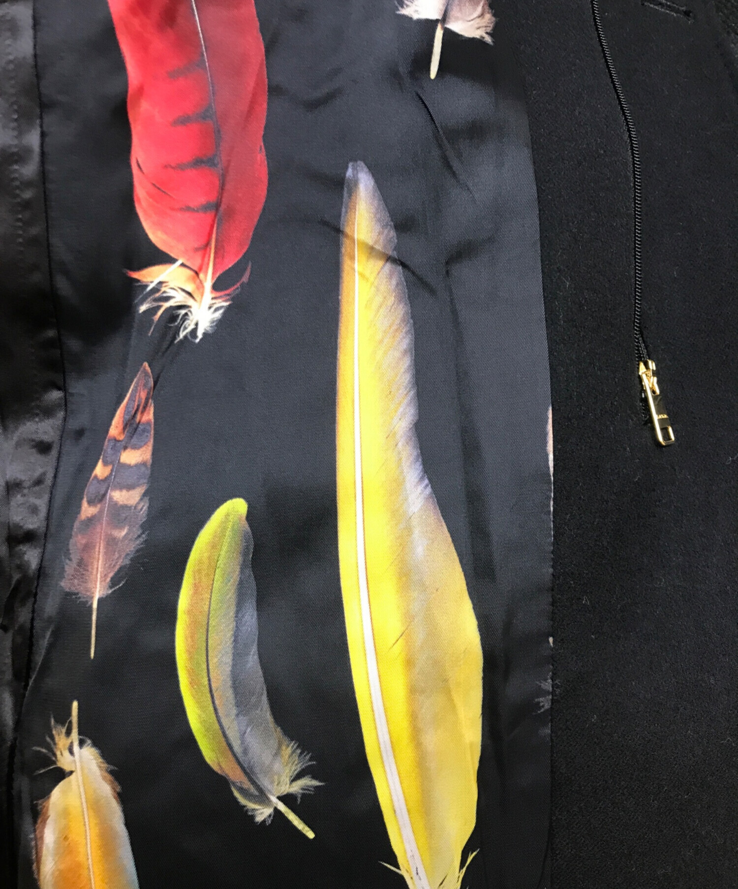 中古・古着通販】Paul Smith (ポールスミス) 裏地フェザー柄ウール