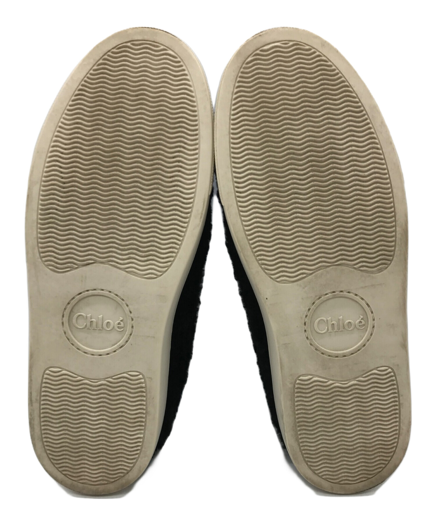 中古・古着通販】Chloe (クロエ) ムートンスリッポン ブラック サイズ